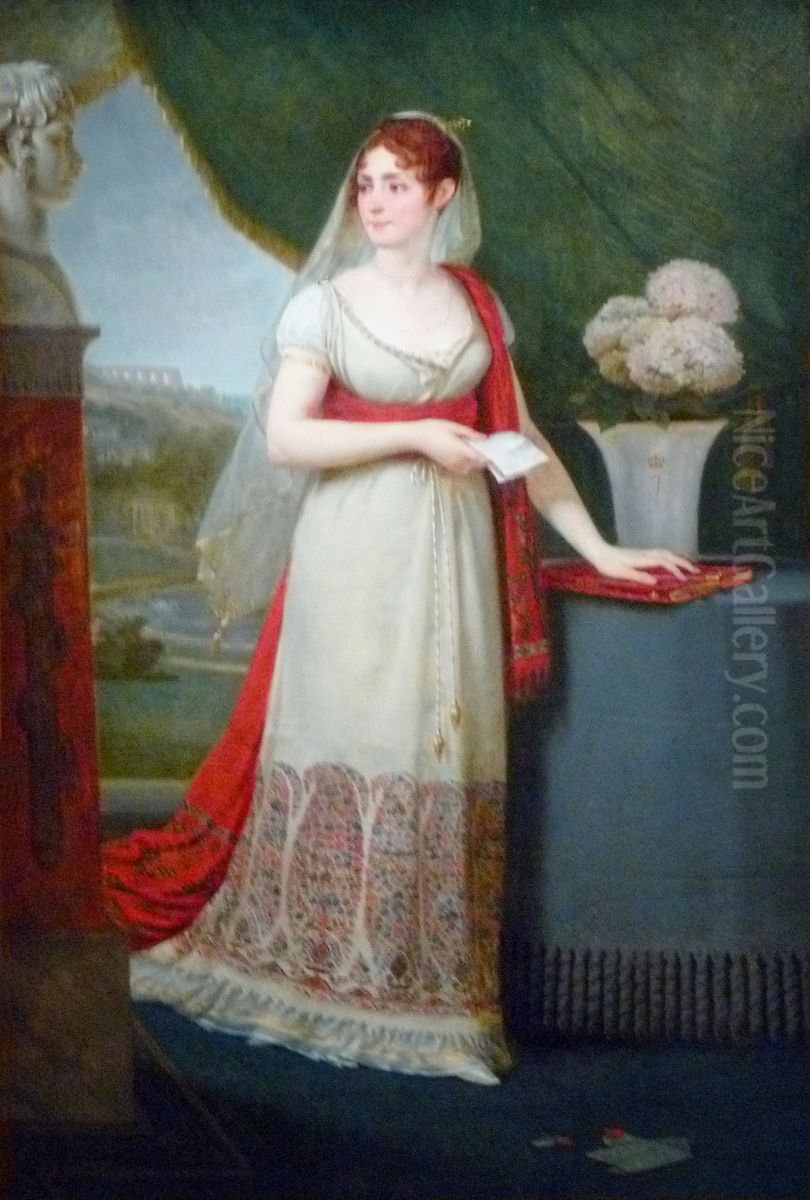 Portrait of Empress Josephine Oil Painting by Antoine-Jean Gros