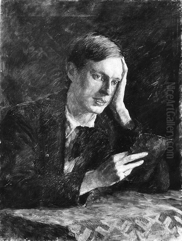 Thorvald Erichsen Oil Painting by August Eiebakke