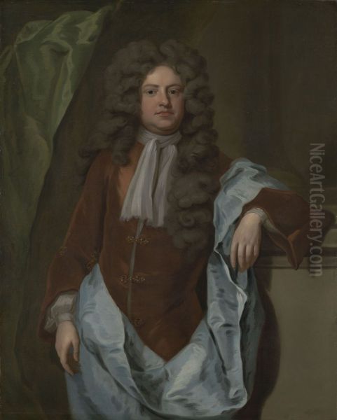 Charles Montagu (1661-1715), 1st Earl of Halifax, Financier Oil Painting by Michael Dahl
