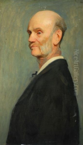 Hercules Brabazon Brabazon (1821-1906) (copy after John Singer Sargent) Oil Painting by Reginald Grenville Eves