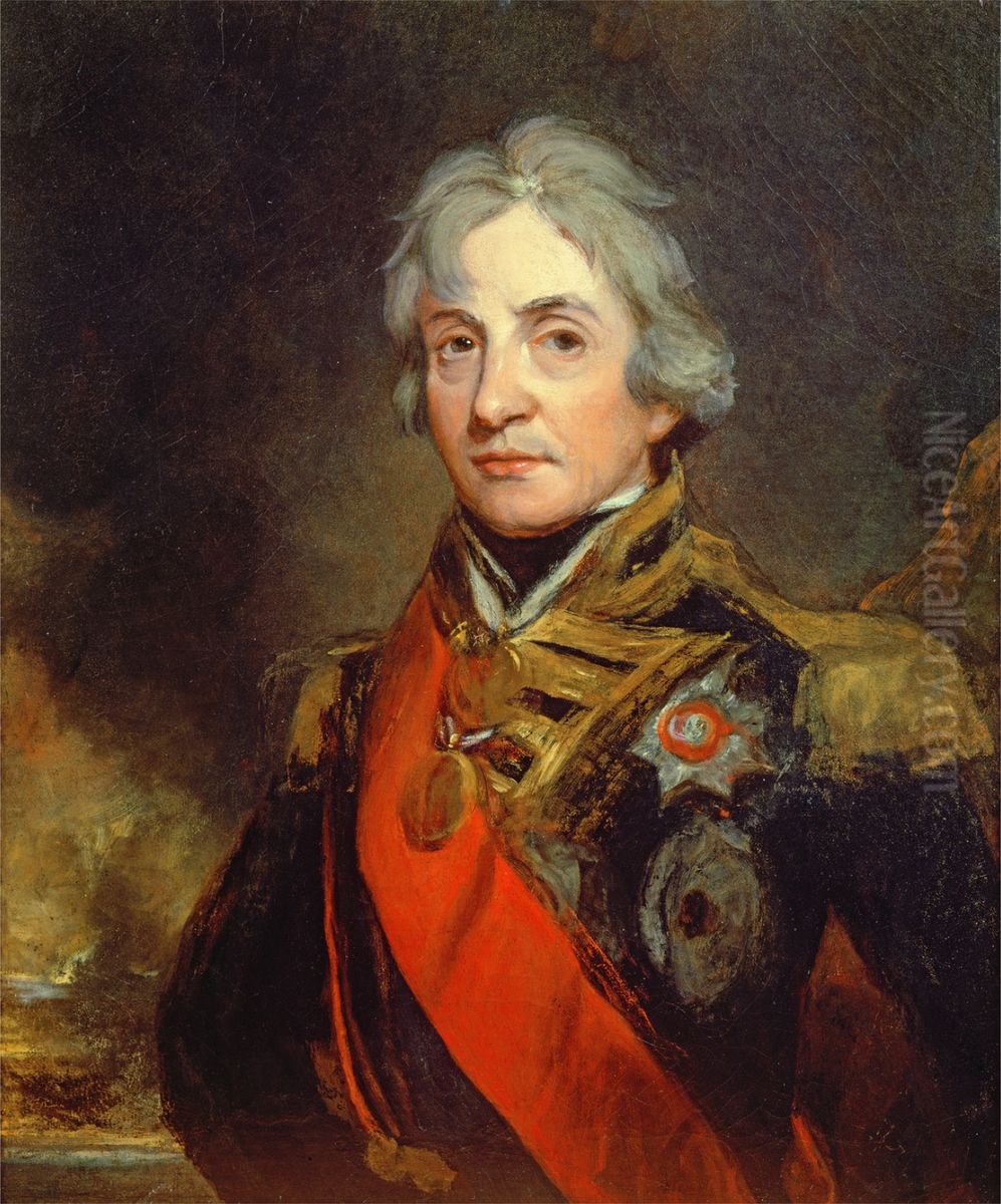 Lord Nelson Oil Painting by John Hoppner