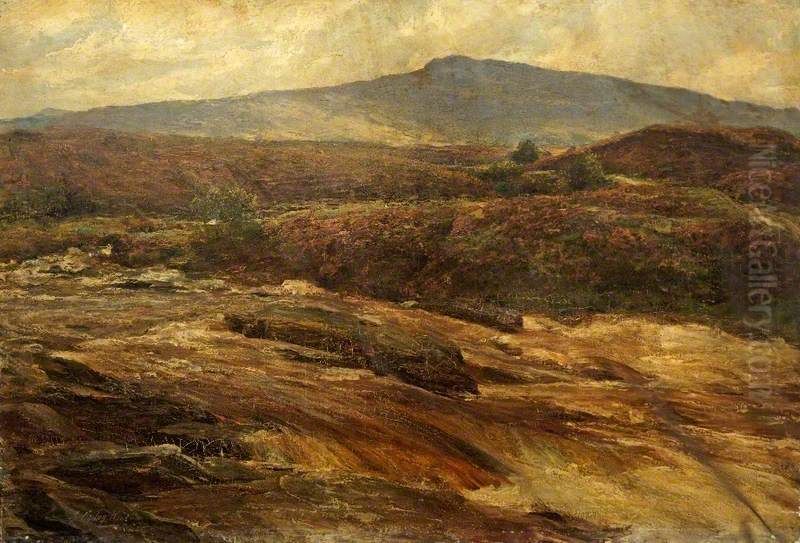 Highland Landscape Oil Painting by George Ogilvy Reid