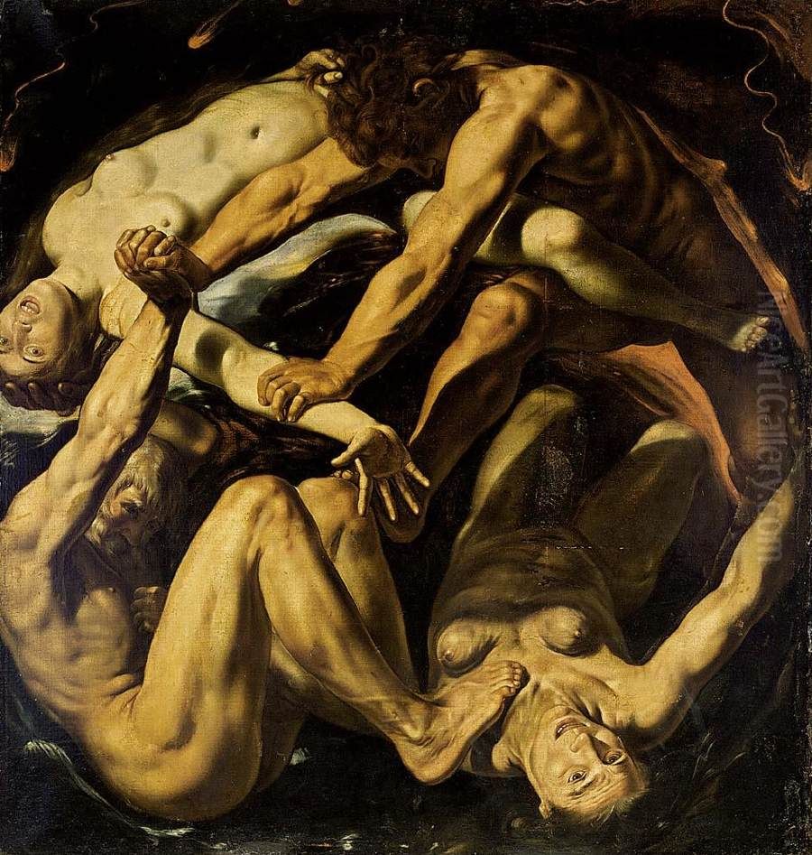 Allegory of the Four Elements Oil Painting by Louis Finson