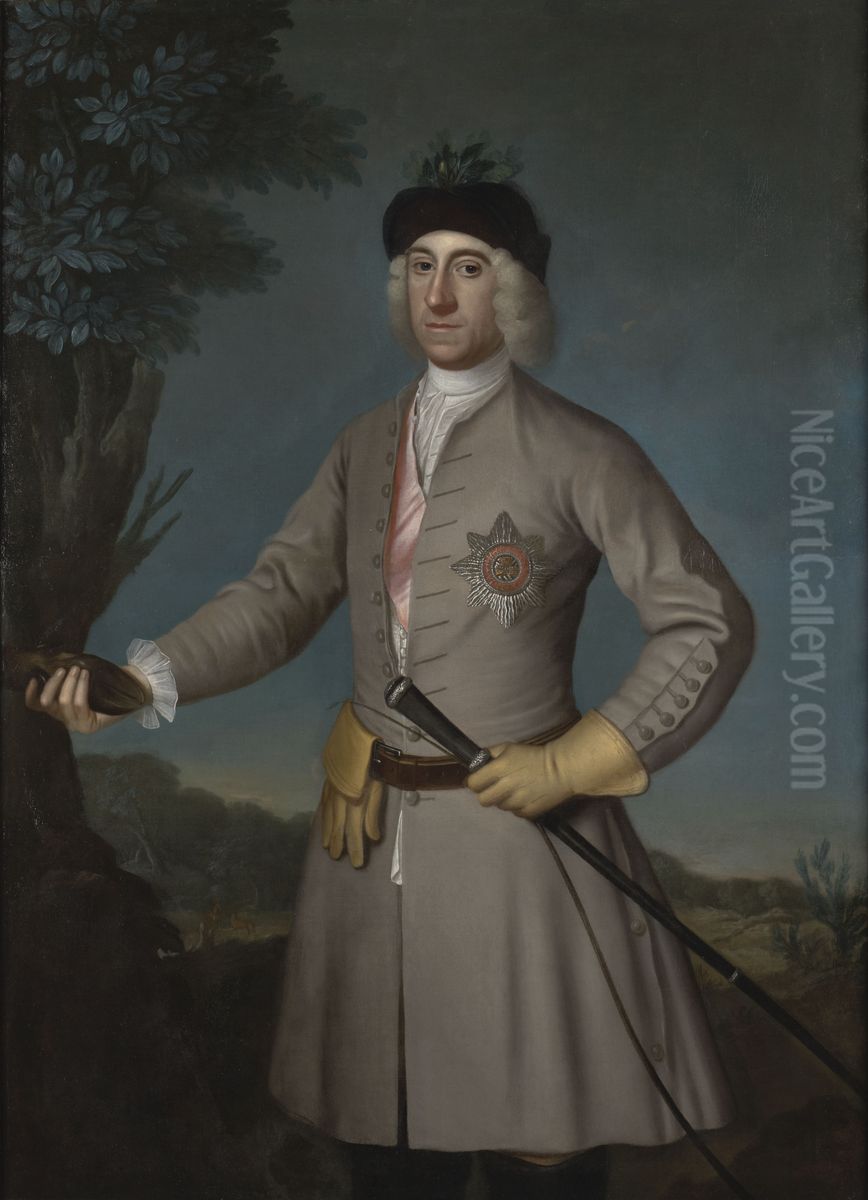John Campbell, Lord Glenorchy, 3rd Earl Breadalbane (1696-1782), HM Minister to Copenhagen (1720-1731) Oil Painting by John Wootton