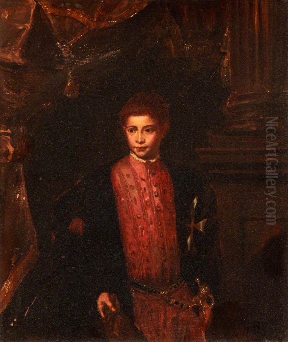 Ranuccio Farnese (1530-1565) Oil Painting by Titian