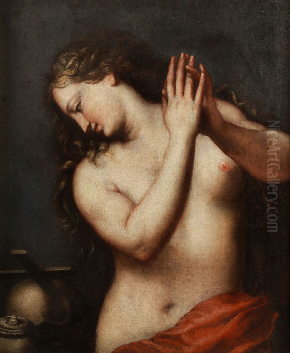 Penitent Magdalene Oil Painting by Pietro Liberi