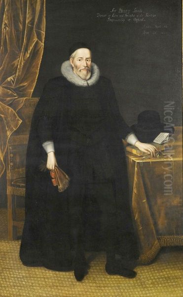Portrait ofSir Henry Savile(1549-1622) Oil Painting by Marcus Gheeraerts the Younger