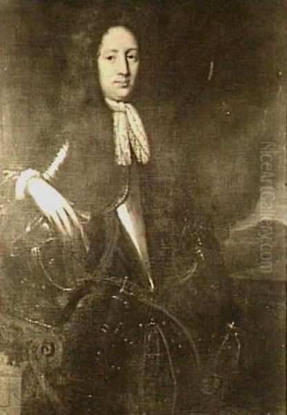Portrait of Jacob Frederik van Beyeren van Schagen (1662-1724) Oil Painting by Jan de Baen