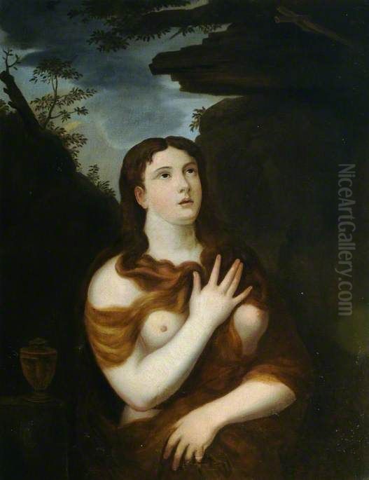 Penitent Magdalen Oil Painting by Titian