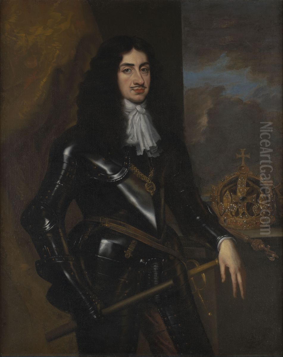 King Charles II (1630-1685) Oil Painting by Peter Lely