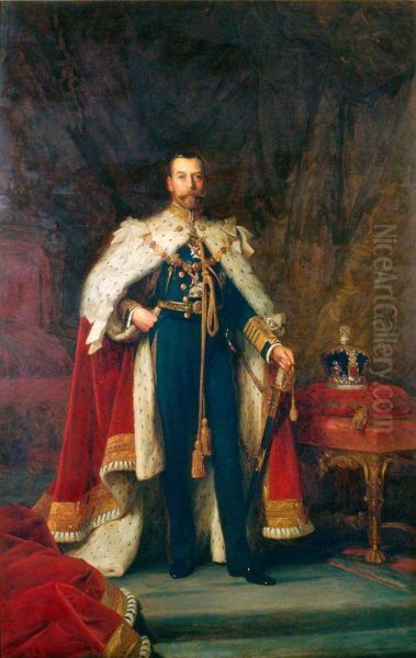 George V (1865-1936) Oil Painting by Luke Fildes