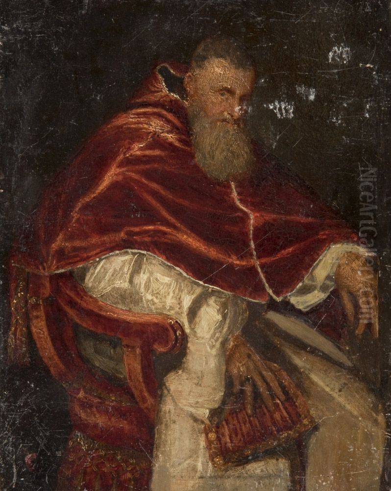 Pope Paul III Oil Painting by John Graham Gilbert