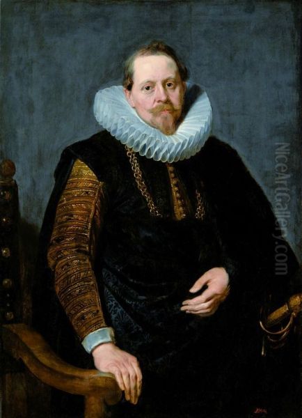 Portrait of Jean Charles de Cordes. Oil Painting by Peter Paul Rubens
