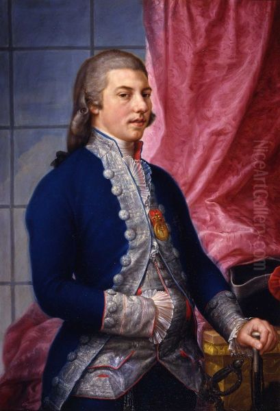 Portrait of Manuel de Godoy  (1767-1851) Oil Painting by Francisco Bayeu Y Subias