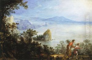 Coastal Mountain Landscape with Tobias and the Angel