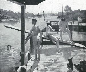 Schwimmanstalt bei Grothe, Konigsberg
