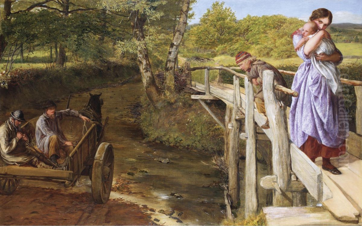 Alfred Tennyson Oil Painting by James Clarke Hook