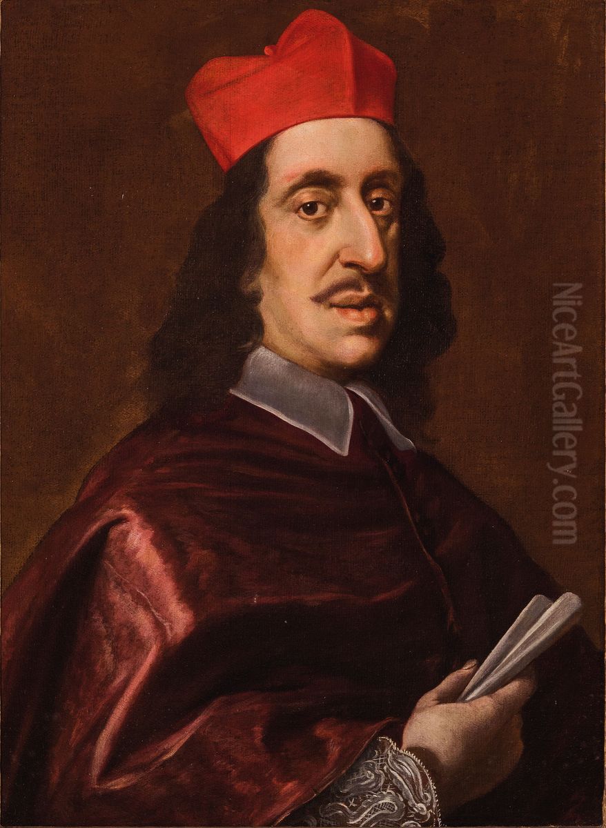 Portrait of Cardinale Leopoldo de' Medici Oil Painting by Justus Sustermans Portrait of Cardinale Leopoldo de' Medici Oil Painting by Justus Sustermans