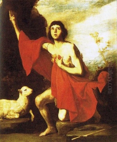 St. John the Baptist. Oil Painting by Jusepe de Ribera