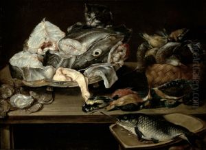 Still Life with Fish and Cat
