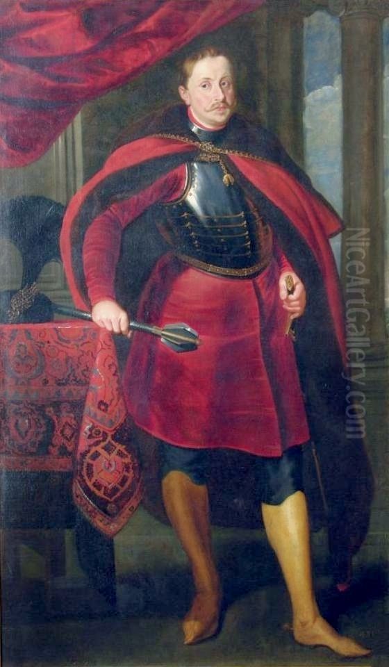 Portrait of Wladyslaw Vasa (1595-1648). Oil Painting by Pieter Soutman