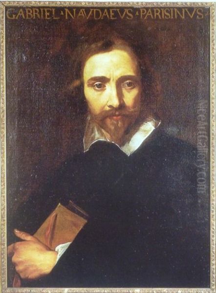 Portrait of Gabriel Naude Oil Painting by Nicolas Regnier