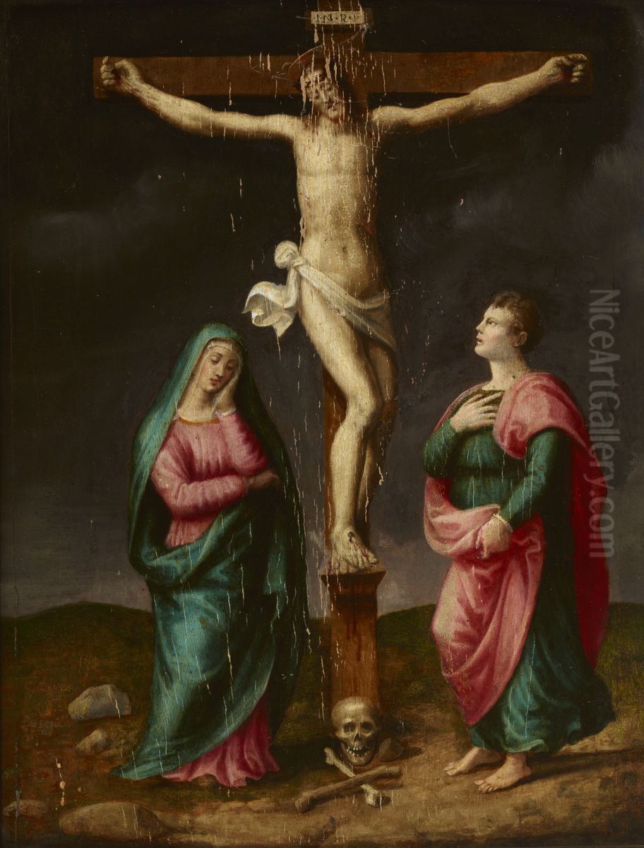 Crucifixion Oil Painting by unknown