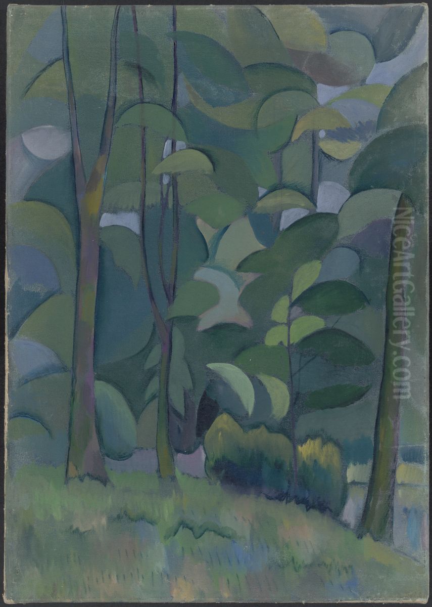 Bos Oil Painting by Vladimir Baranov-Rossine