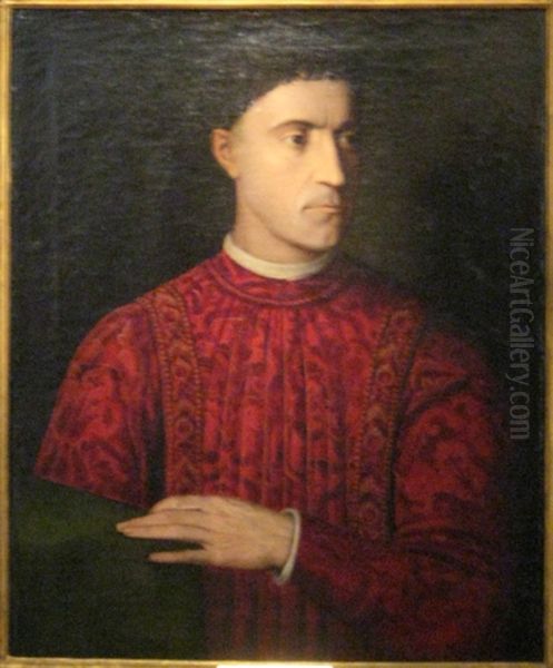 Ritratto di Piero de' Medici detto il Gottoso Oil Painting by Bronzino