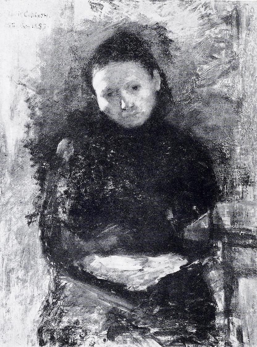 Sitzende Frau Oil Painting by Lovis (Franz Heinrich Louis) Corinth