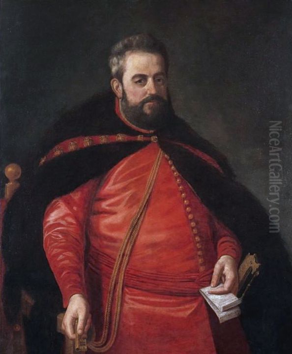 Portrait of Court Chamberlain Adam Kazanowski. Oil Painting by Peter Danckerts de Rij
