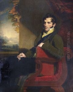 Portrait of Leopold I, in an armchair with a pencil in his hand