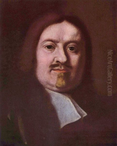 Portrat des Bernard Ignat von Martinice, Detail Oil Painting by Karel Skreta