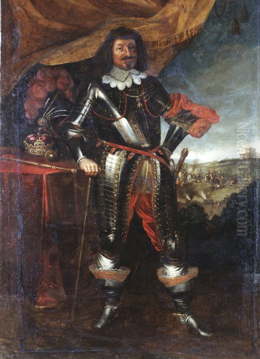 Portrait of Ladislaus IV Vasa. Oil Painting by Peter Danckerts de Rij