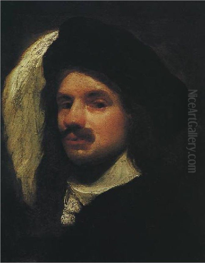 Self-portrait Oil Painting by Michiel Sweerts