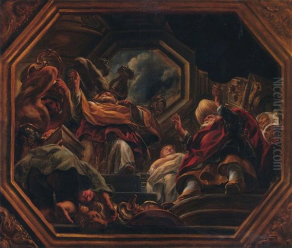 Oracle of Apollo Oil Painting by Jacob Jordaens