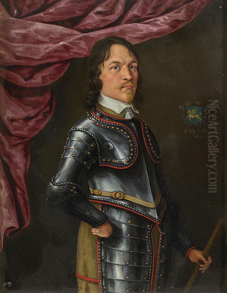 Portrait of Gabriel Weiss (1613-1684). Oil Painting by unknown