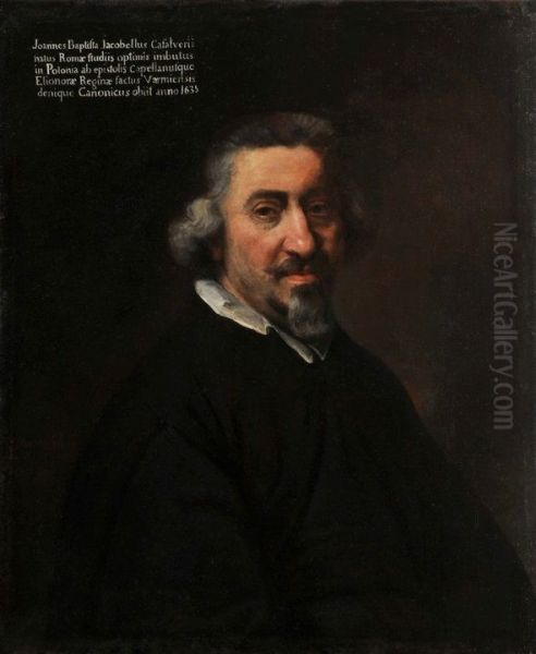 Portrait of Giovanni Battista Jacobelli. Oil Painting by Daniel Schultz