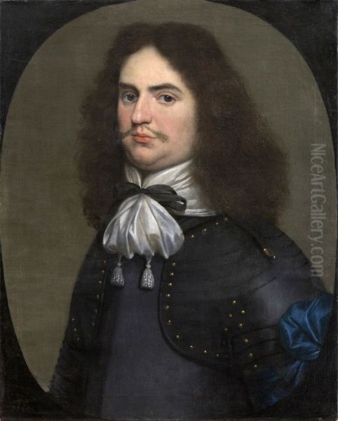 Portrait of Christoph Delphicus zu Dohna (1628-1688). Oil Painting by Gerard van Honthorst