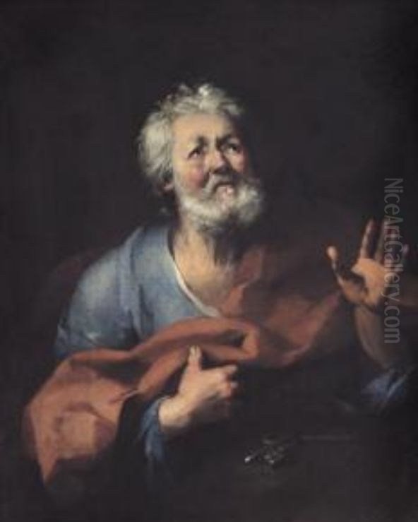 Saint Peter Oil Painting by Balthasar Matthyssens