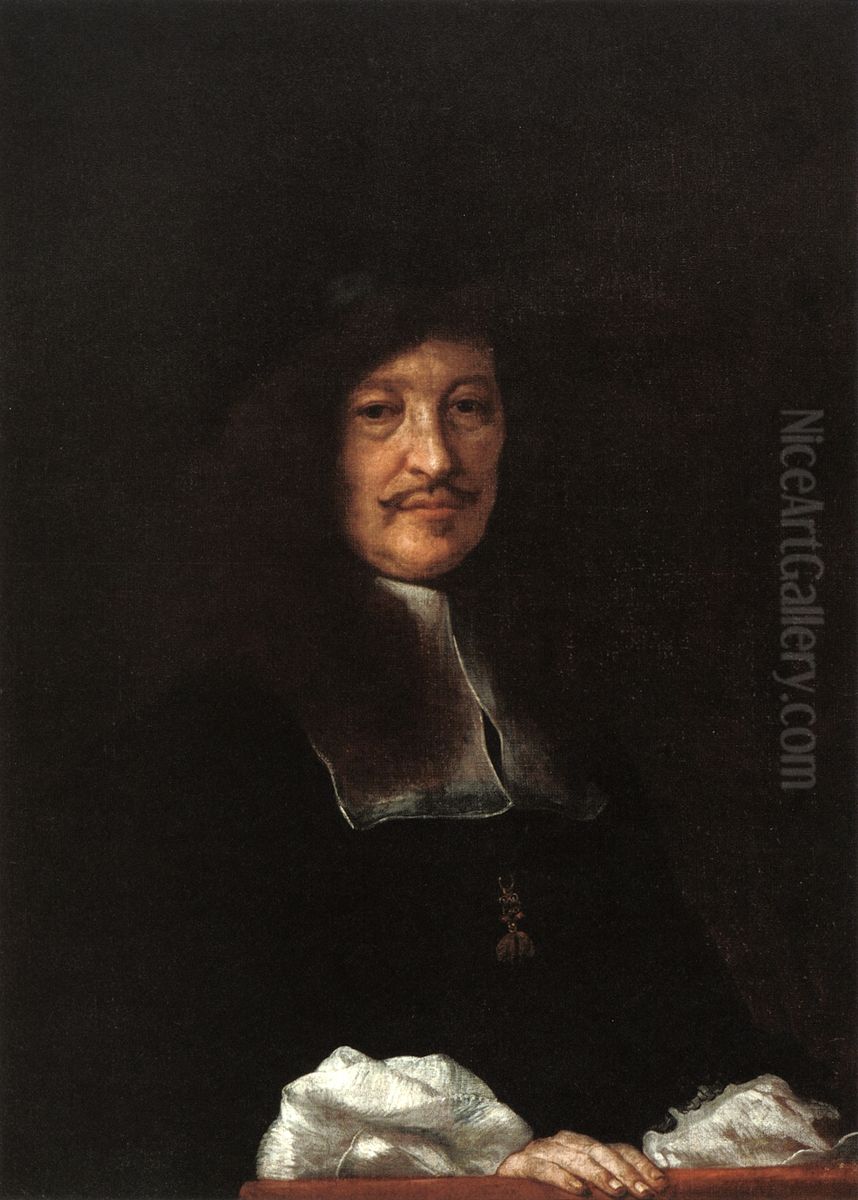 Podobizna Jana Hartvika hrabete z Nostic-Rienecka Oil Painting by Karel Skreta