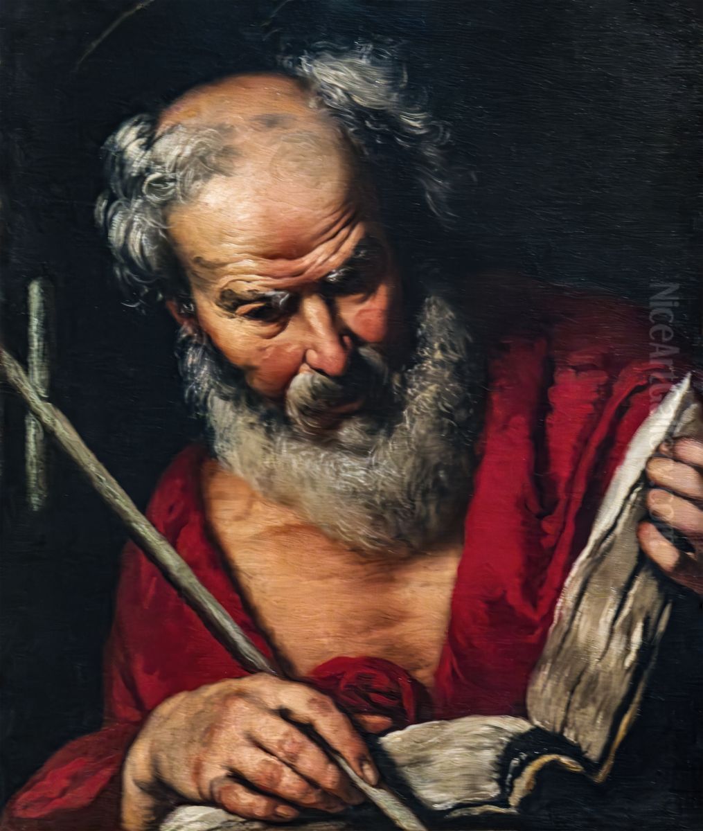 St. Jerome Oil Painting by Bernardo Strozzi