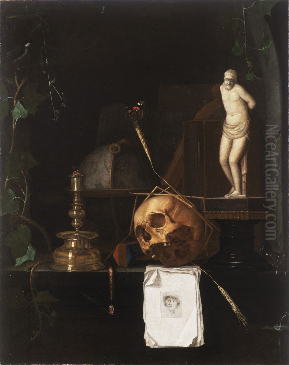 Vanitas still life Oil Painting by Joannes de Cordua