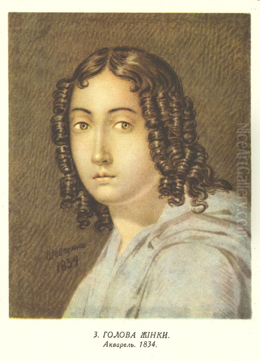 Golova zinki Oil Painting by Taras Shevchenko