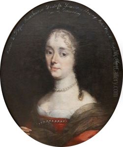 Portrait of Katarzyna Franciszka Denhoffowa nee von Bessen (1635-1695).