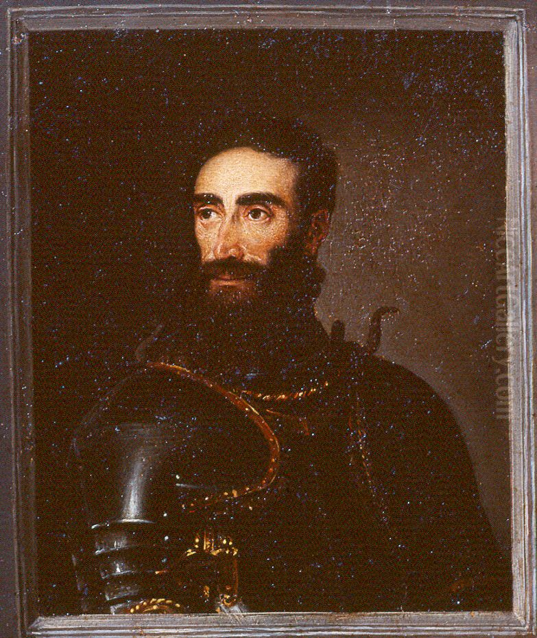 Pier Luigi Farnese, 1st Duke of Parma Oil Painting by Titian