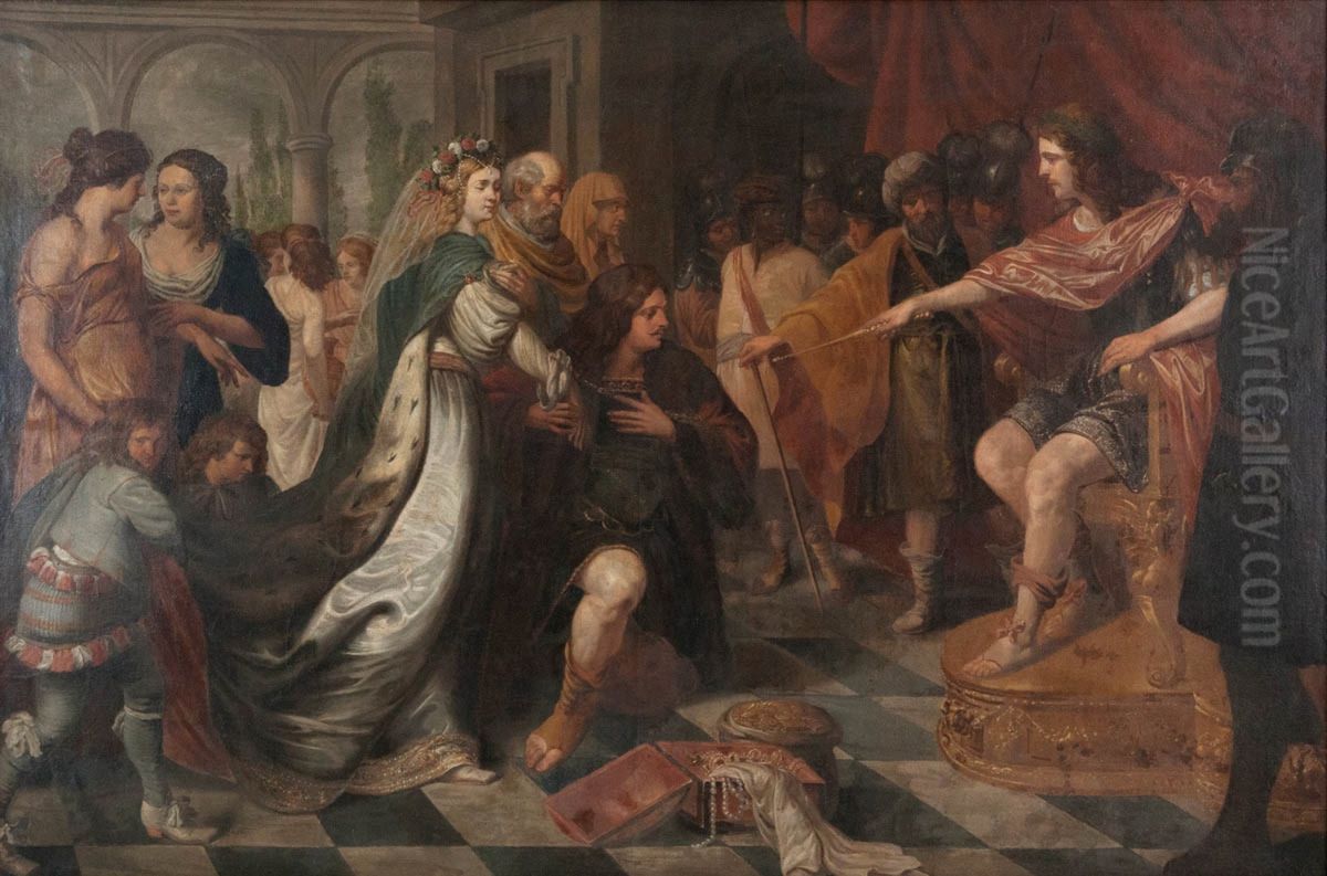 The continence of Scipio Oil Painting by Michael Angelo Immenraet