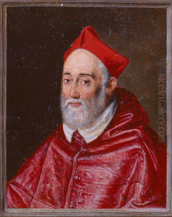 Cardinal Alessandro Farnese Oil Painting by Scipione Pulzone