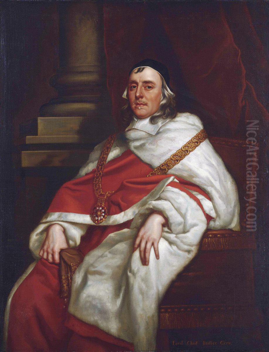 John Glynne (1602-1666) Oil Painting by Peter Lely