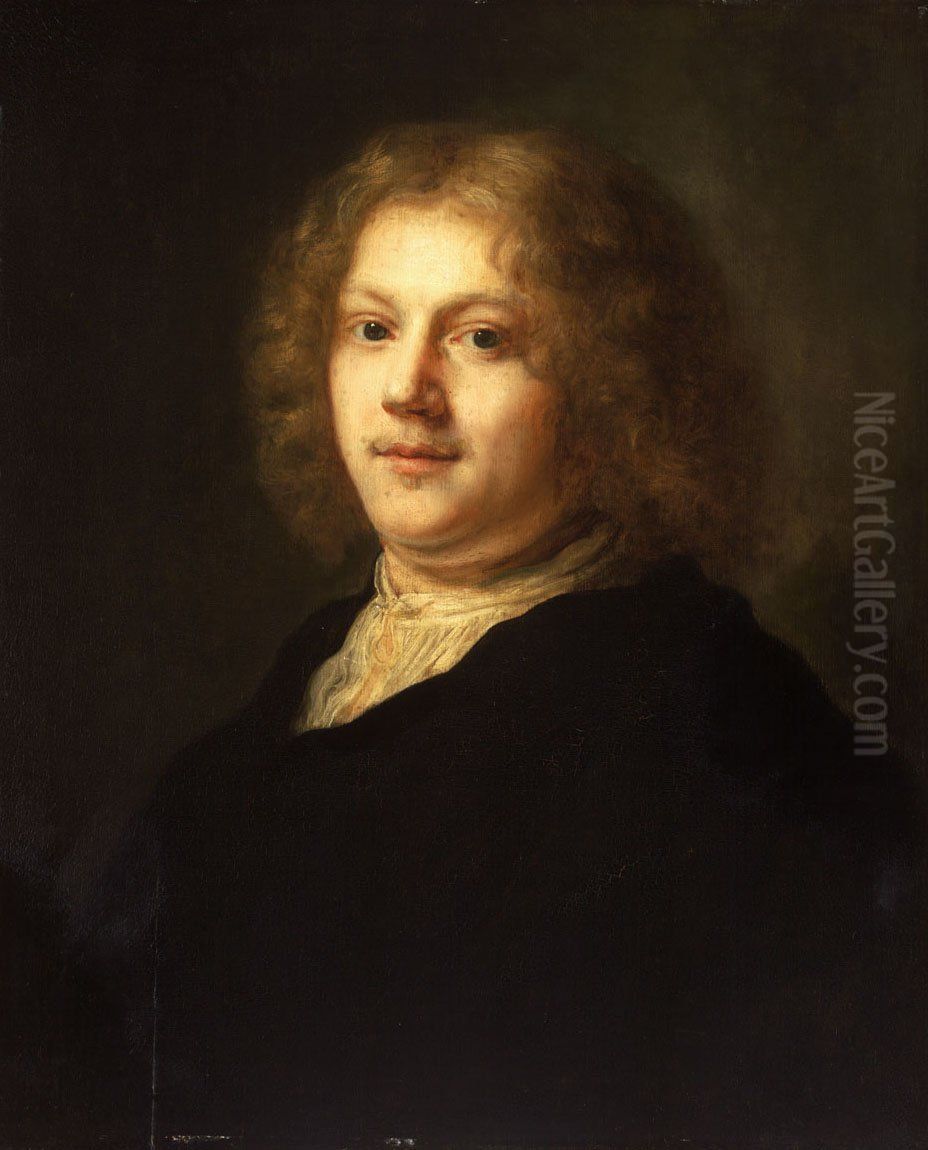 Portrait of an unknown man Oil Painting by Jacob Ferdinand Voet